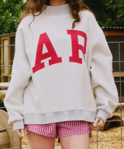 Alternative view of “ARKANSAS & AR” Reversible Mockneck Sweatshirt - Heather Grey